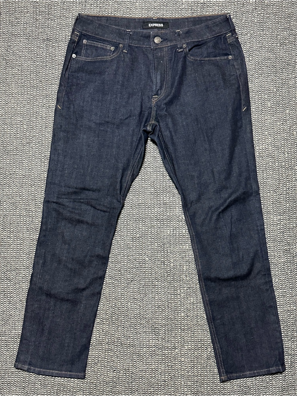 Express Men’s Indigo Slim Straight Jeans